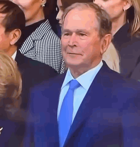 Man in Blue Suit and Tie