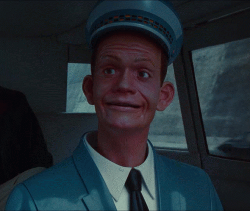 Man in Blue Suit and Tie with Hat