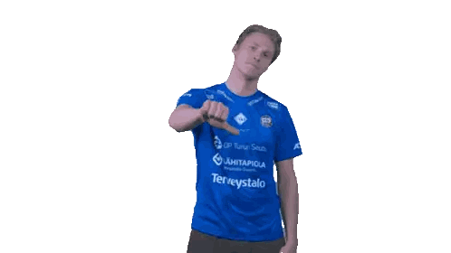 Man in Blue Terveystalo Shirt