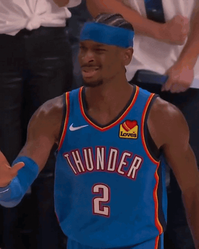 Man in Blue Thunder Jersey Number 2