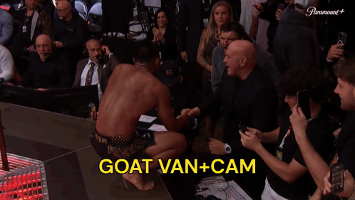 Man in Boxing Ring Goat Van + Cam