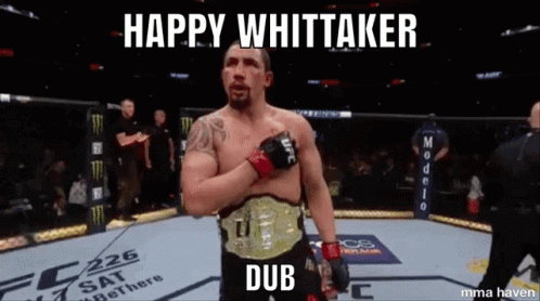 Man In Boxing Ring Happy Whittaker Dub GIF
