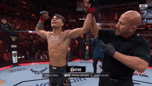 Man In Boxing Ring With Corona GIF