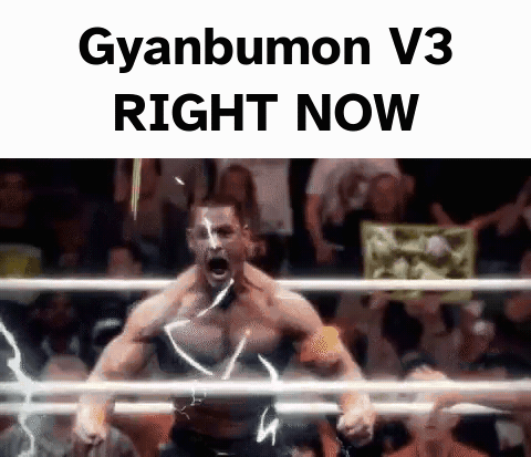 Man In Boxing Ring With Gyanbumon V3 Right Now GIF