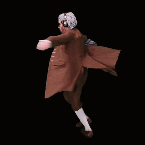 Man in Brown Coat and White Socks Jumping