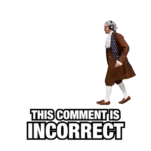 Man in Brown Coat Incorrect Comment