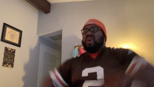 Man in Brown Jersey Number 2
