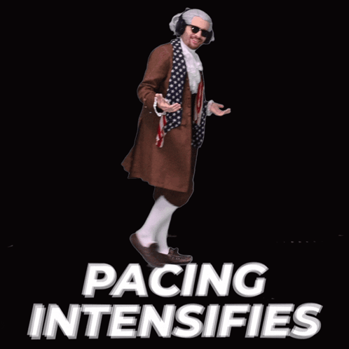 Man in Brown Suit Pacing Intensifies