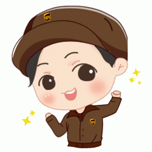 Man in Brown UPS Uniform