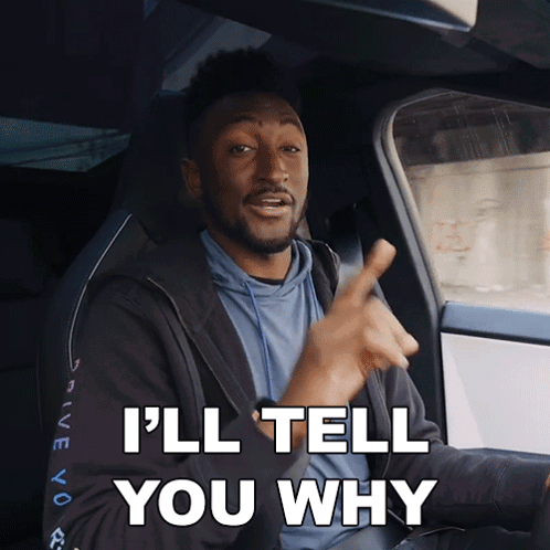 Man In Car I'll Tell You Why GIF