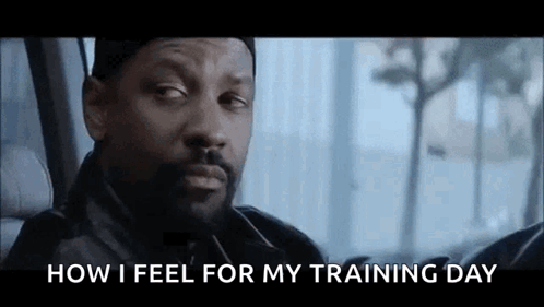 Man in Car Saying How I Feel for My Training Day