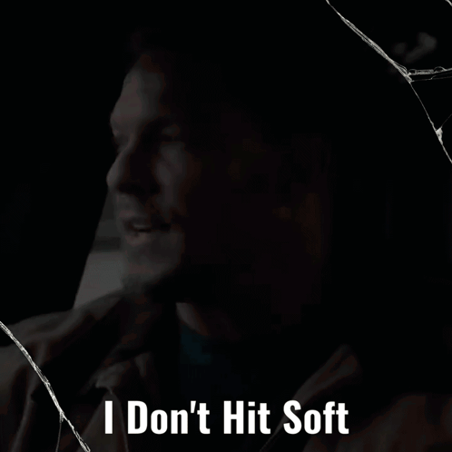 Man in Car Saying I Don't Hit Soft
