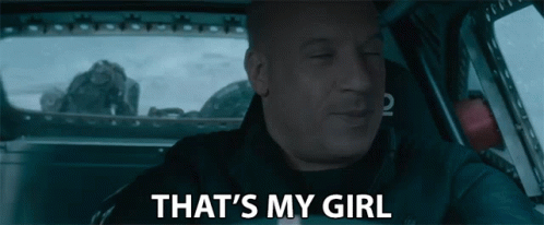 Man in Car Saying Thats My Girl