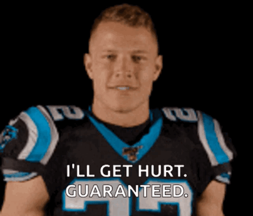 Man in Carolina Panthers Jersey Says He'll Get Hurt Guaranteed