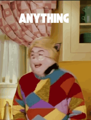 Man in Cat Hat and Glasses Says Anything