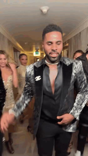 Man In Chanel Jacket Dancing GIF
