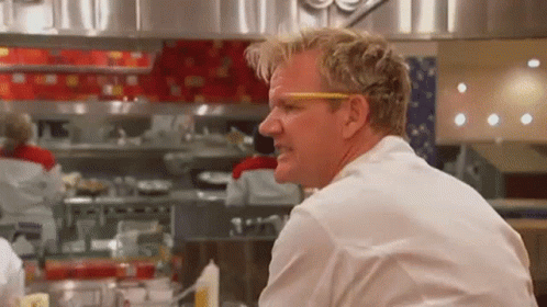 Man In Chef Uniform With Glasses GIF