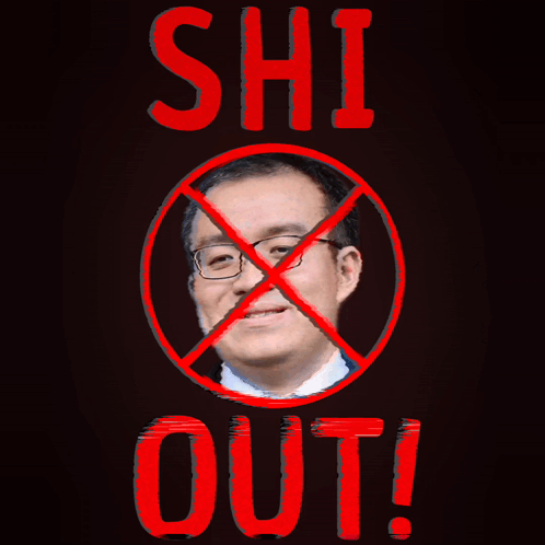 Man In Circle Saying Shi Out GIF