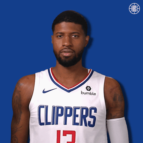 Man in Clippers Jersey
