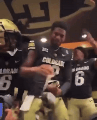 Man in Colorado Jersey Dancing