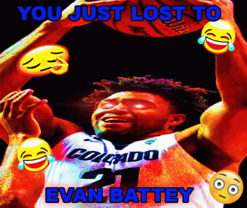 Man in Colorado Jersey Holding Basketball