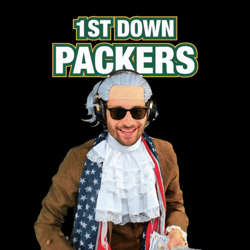 Man in Costume 1st Down Packers