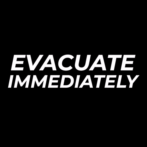 Man In Costume Saying Evacua Immediate GIF