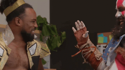 Man In Costume With Fairy Glove GIF