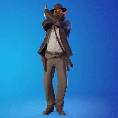 Man in Cowboy Hat Arms Up