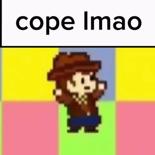 Man in Cowboy Hat Cope Imao