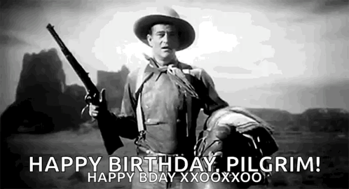 Man in Cowboy Hat Holding Gun and Horse