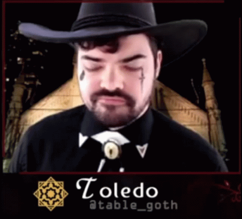 Man in Cowboy Hat Named Toledo