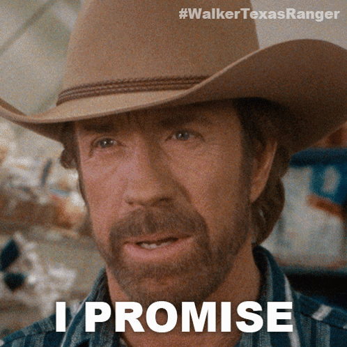 Man In Cowboy Hat Saying I Promise GIF