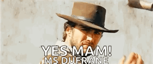 Man In Cowboy Hat Saying Yes Mam GIF