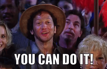 Man in Cowboy Hat Saying You Can Do It