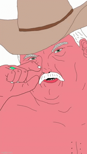 Man in Cowboy Hat Thick