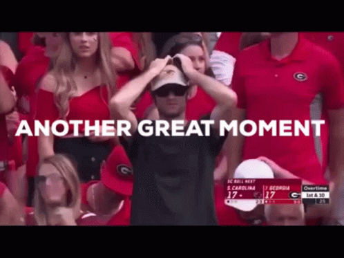 Man in Crowd Another Great Moment