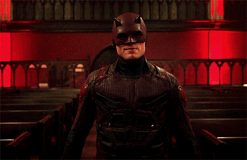 Man in Daredevil Costume