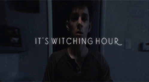 Man in Dark Room Saying It's Switching Hour