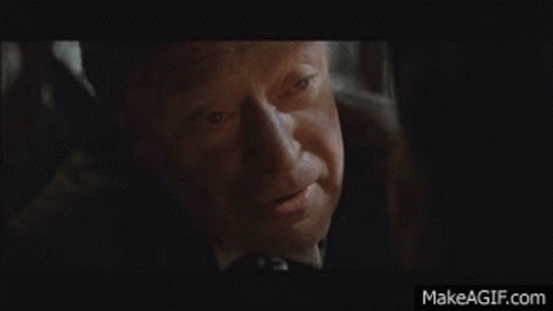 Man In Dark Room Says Never GIF