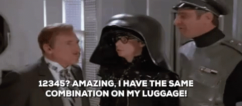 Man in Darth Vader Costume Talking
