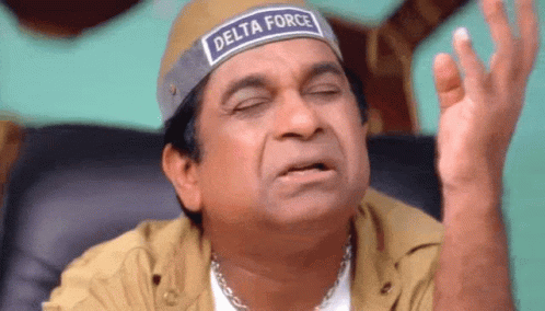 Man In Delta Force Hat With Eyes Closed GIF