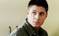 Man In Denim Jacket Looking At Camera GIF