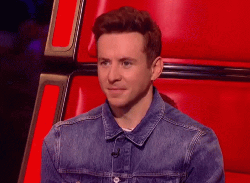 Man In Denim Jacket Making Funny Face GIF