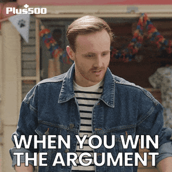 Man in Denim Jacket Saying When You Win