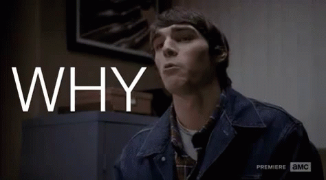 Man in Denim Jacket Says Why