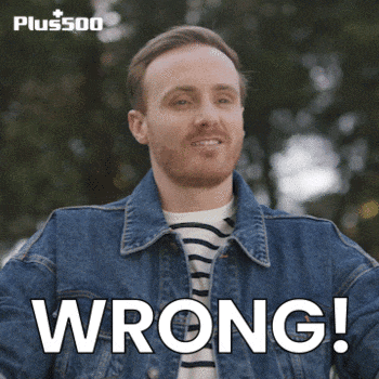 Man in Denim Jacket Says Wrong