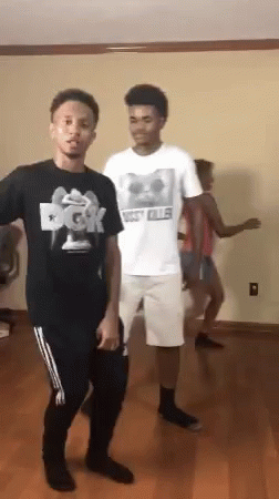Man in DGK T-Shirt Dancing With Another Man