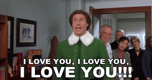 Man In Elf Costume Says I Love You GIF