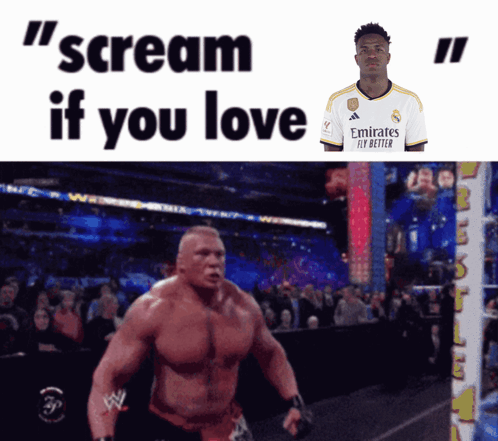 Man In Emirates Fly Better Jersey Screaming GIF